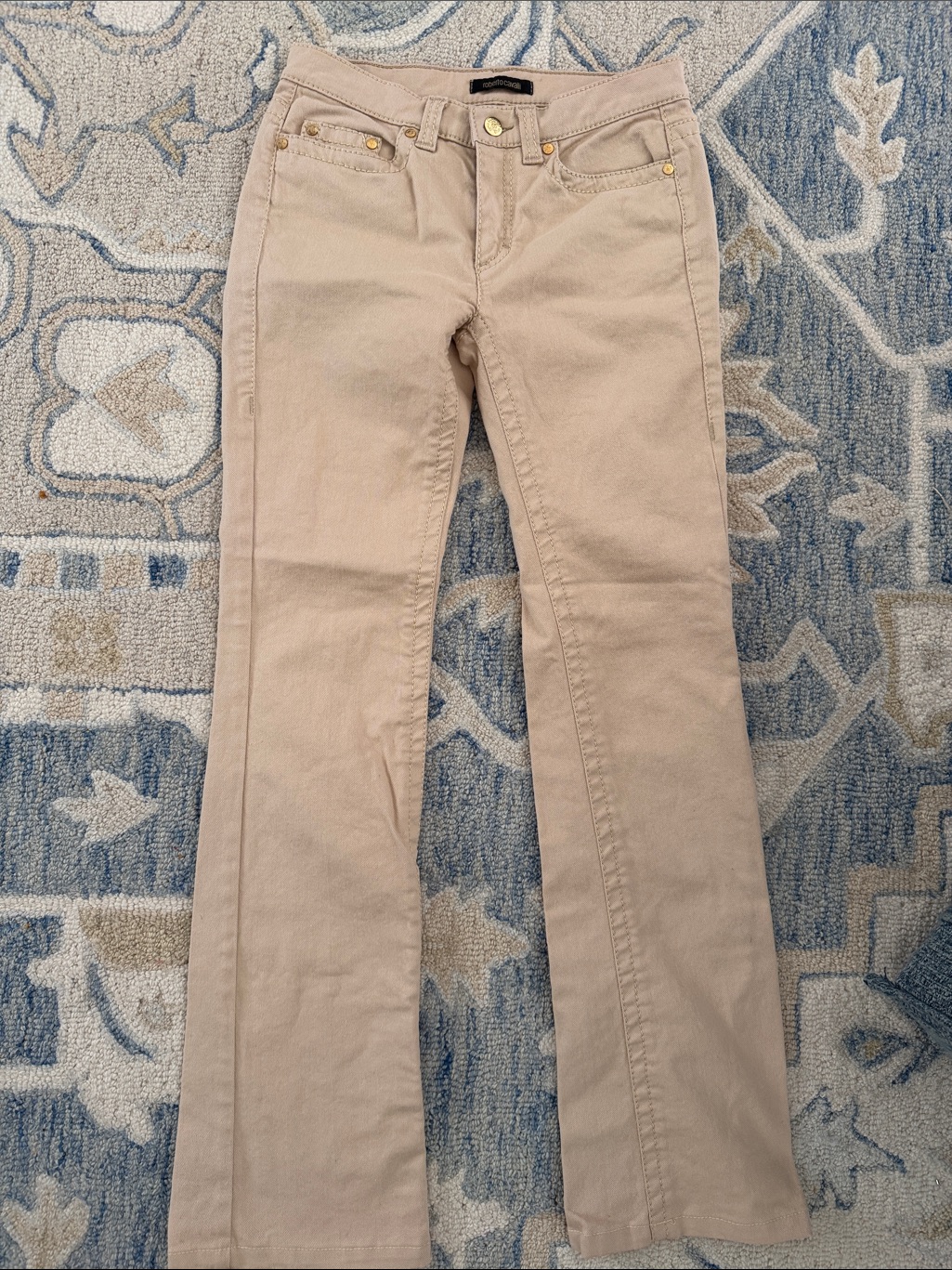 Roberto Cavalli Camel Pants Size Eur 38